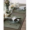 imageDII Basic Everyday Ribbed Tabletop 100 Cotton Placemat Set 13x19 White 6 PieceArtichoke