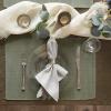 imageDII Basic Everyday Ribbed Tabletop 100 Cotton Placemat Set 13x19 White 6 PieceArtichoke