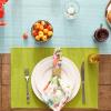 imageDII Basic Everyday Ribbed Tabletop 100 Cotton Placemat Set 13x19 White 6 PieceAvocado