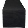 imageDII Basic Everyday Ribbed Tabletop 100 Cotton Placemat Set 13x19 White 6 PieceBlack