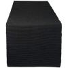 imageDII Basic Everyday Ribbed Tabletop 100 Cotton Placemat Set 13x19 White 6 PieceBlack