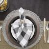 imageDII Basic Everyday Ribbed Tabletop 100 Cotton Placemat Set 13x19 White 6 PieceBlack