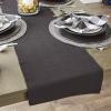 imageDII Basic Everyday Ribbed Tabletop 100 Cotton Placemat Set 13x19 White 6 PieceBlack