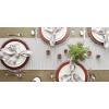 imageDII Basic Everyday Ribbed Tabletop 100 Cotton Placemat Set 13x19 White 6 PieceDove Gray