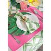 imageDII Basic Everyday Ribbed Tabletop 100 Cotton Placemat Set 13x19 White 6 PieceFlamingo