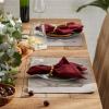 imageDII Basic Everyday Ribbed Tabletop 100 Cotton Placemat Set 13x19 White 6 PieceGray