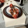 imageDII Basic Everyday Ribbed Tabletop 100 Cotton Placemat Set 13x19 White 6 PieceNatural