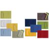 imageDII Basic Everyday Ribbed Tabletop 100 Cotton Placemat Set 13x19 White 6 PieceNautical Blue