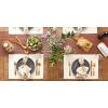 imageDII Basic Everyday Ribbed Tabletop 100 Cotton Placemat Set 13x19 White 6 PieceOff White