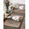 imageDII Basic Everyday Ribbed Tabletop 100 Cotton Placemat Set 13x19 White 6 PieceStone