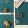 imageDII Basic Everyday Ribbed Tabletop 100 Cotton Placemat Set 13x19 White 6 PieceTeal