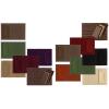 imageDII Basic Everyday Ribbed Tabletop 100 Cotton Placemat Set 13x19 White 6 PieceVineyard Green