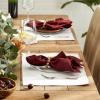 imageDII Basic Everyday Ribbed Tabletop 100 Cotton Placemat Set 13x19 White 6 PieceWhite