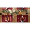 imageDII Basic Everyday Ribbed Tabletop 100 Cotton Placemat Set 13x19 White 6 PieceWine