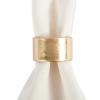 imageDII Basic Napkin Ring Collection Decorative Gold One Size 6 CountOne Size