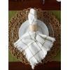 imageDII Basic Napkin Ring Collection Decorative Rustic Farmhouse Style Large Set Black Rub Finish 6 PieceLight Finish