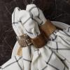 imageDII Basic Napkin Ring Collection Decorative Rustic Farmhouse Style Large Set Black Rub Finish 6 PieceLight Finish