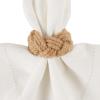 imageDII Basic Napkin Ring Collection Decorative Rustic Farmhouse Style Large Set Black Rub Finish 6 PieceNauti Knot