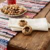 imageDII Basic Napkin Ring Collection Decorative Rustic Farmhouse Style Large Set Black Rub Finish 6 PieceNauti Knot