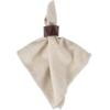 imageDII Basic Napkin Ring Collection Decorative Rustic Farmhouse Style Large Set Black Rub Finish 6 PieceTriangle Band