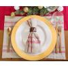imageDII Basic Napkin Ring Collection Decorative Rustic Farmhouse Style Large Set Black Rub Finish 6 PieceTriangle Band