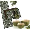 imageDII Basic Napkin Ring Collection Decorative Rustic Farmhouse Style Large Set Black Rub Finish 6 PieceWood Band