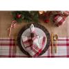 imageDII Basic Napkin Ring Collection Decorative Rustic Farmhouse Style Large Set Black Rub Finish 6 PieceWood Band