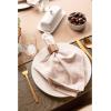 imageDII Basic Napkin Ring Collection Decorative Rustic Farmhouse Style Large Set Black Rub Finish 6 PieceWood Band