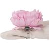 imageDII Beautiful Peony Flower Napkin Rings Deep Red 4 PiecePink