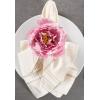 imageDII Beautiful Peony Flower Napkin Rings Deep Red 4 PiecePink
