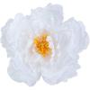 imageDII Beautiful Peony Flower Napkin Rings Deep Red 4 PieceWhite