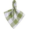 imageDII Buffalo Check Collection Classic Farmhouse Cloth Napkin Set 20x20 Black ampamp White 6 PieceAntique Green