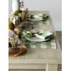 imageDII Buffalo Check Collection Classic Farmhouse Cloth Napkin Set 20x20 Black ampamp White 6 PieceAntique Green