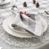 imageDII Buffalo Check Collection Classic Farmhouse Cloth Napkin Set 20x20 Black ampamp White 6 PieceGray  White
