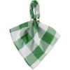 imageDII Buffalo Check Collection Classic Farmhouse Cloth Napkin Set 20x20 Black ampamp White 6 PieceGreen  White