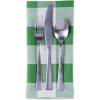 imageDII Buffalo Check Collection Classic Farmhouse Cloth Napkin Set 20x20 Black ampamp White 6 PieceGreen  White