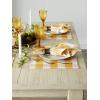 imageDII Buffalo Check Collection Classic Farmhouse Cloth Napkin Set 20x20 Black ampamp White 6 PieceHoney Gold