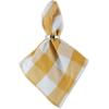 imageDII Buffalo Check Collection Classic Farmhouse Cloth Napkin Set 20x20 Black ampamp White 6 PieceHoney Gold