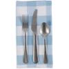 imageDII Buffalo Check Collection Classic Farmhouse Cloth Napkin Set 20x20 Black ampamp White 6 PieceLight Blue  White