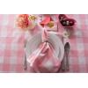 imageDII Buffalo Check Collection Classic Farmhouse Cloth Napkin Set 20x20 Black ampamp White 6 PiecePink  White