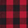 imageDII Buffalo Check Collection Classic Farmhouse Cloth Napkin Set 20x20 Black ampamp White 6 PieceRed  Black