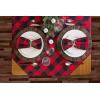 imageDII Buffalo Check Collection Classic Farmhouse Cloth Napkin Set 20x20 Black ampamp White 6 PieceRed  Black
