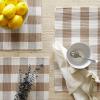 imageDII Buffalo Check Collection Classic Farmhouse Cloth Napkin Set 20x20 Black ampamp White 6 PieceStone