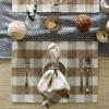 imageDII Buffalo Check Collection Classic Farmhouse Cloth Napkin Set 20x20 Black ampamp White 6 PieceStone