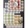 imageDII Buffalo Check Collection Classic Farmhouse Cloth Napkin Set 20x20 Black ampamp White 6 PieceStone