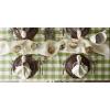 imageDII Buffalo Check Collection Classic Farmhouse Tablecloth Tablecloth 60x84 Gray ampamp WhiteAntique Green