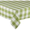 imageDII Buffalo Check Collection Classic Farmhouse Tablecloth Tablecloth 60x84 Gray ampamp WhiteAntique Green