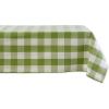 imageDII Buffalo Check Collection Classic Farmhouse Tablecloth Tablecloth 60x84 Gray ampamp WhiteAntique Green