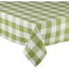 imageDII Buffalo Check Collection Classic Farmhouse Tablecloth Tablecloth 60x84 Gray ampamp WhiteAntique Green
