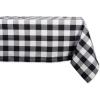 imageDII Buffalo Check Collection Classic Farmhouse Tablecloth Tablecloth 60x84 Gray ampamp WhiteBlack  White